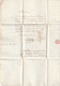 1821 - Marque Postale PORT PAYE De PARIS Sur Lettre Pliée Avec Correspondance Vers TONNERRE, Yonne - 1801-1848: Voorlopers XIX