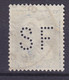 Belgium Perfin Perforé Lochung 'SF' Mi. 73, 25c. Leopold II. Stamp BRUSSEL Cancel (2 Scans) - 1909-34