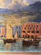 Guido Odierna (1913-1991) Rare Early 1937 CAPRI ISLAND & BOAT Impressionist Oil Painting  (art Italy Napoli Campania - Huiles