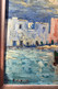 Guido Odierna (1913-1991) Rare Early 1937 CAPRI ISLAND & BOAT Impressionist Oil Painting  (art Italy Napoli Campania - Oleo