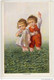 FIALKOWSKA Wally, Edit Primus,  Sonntagskinder Ewiges Glück Klee Clover  Primus Postkarte , Alte AK 1925 - Fialkowska, Wally