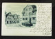AK Von Marbach - Schillerhaus Und "Wilde Mann"-Brunnen Mit 10 Pfg WB Vom 8.12.1898 Von LUDWIGSBURG Nach Basel Knr: 46 WB - Marbach
