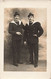 CPA Photo De Deux Militaires Dans La Marine - Marins Avec Moustaches Fantaisie Et Uniforme - Fotografia