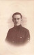 CPA Photo D'un Militaire - Portrait - Soldat En Uniforme à Identifier - Belge Lion Heraldique - Fotografia