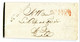 !!! AUTOGRAPHE DE CARNOT SUR LETTRE DU 28/4/1815 AVEC MARQUE DE FRANCHISE MTRE DE L'INTERIEUR - Historische Personen