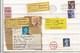 UK Britain Lot Of P.Dues Labels Field Post Offices Pcs Universal Mail Square Cuts Service Abroad PMKs Etc - Universal Mail Stamps