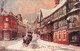 CPA Illustrateur Anglais - The Wyle Cop Shrewsbury - Cole - Oblitéré à Shrewsbury En 1906 - Otros & Sin Clasificación