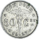 Monnaie, Belgique, 50 Centimes, 1927, Bruxelles, Bon Pour, TB, Nickel, KM:87 - 50 Cents