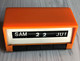 Dateur Vintage Plastique Orange U.K REGO DESIGN 70's Numéroté - Autres & Non Classés