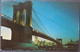 USA UNITED STATES NEW YORK CITY BROOKLYN BRIDGE CARTOLINA CARD ANSICHTSKARTE POSTCARD PC CP AK CARTE POSTALE - Places & Squares