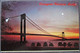 USA UNITED STATES NEW YORK VERRAZANO NARROWS BRIDGE HARBOUR CARD CARTE POSTALE ANSICHTSKARTE CARTOLINA POSTCARD PC CP AK - Saratoga Springs