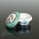 Ancienne Boite Miniature 20mm Peint Main Porcelaine De Limoges Signé Poupée 1920 - Limoges (FRA)