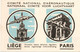 1947 - CARTE PAR AVION 1ere LIAISON AERIENNE REGULIERE LIEGE PARIS Par SABENA Avec CACHET COMITE NATIONAL D'AERONAUTIQUE - Lettres & Documents
