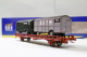 REE - WAGON UFR Biporteur Calberson + SDTM SNCF Ep. IV Réf. WB-622 Neuf NBO HO 1/87 - Goods Waggons (wagons)