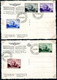 Z3396 BELGIO BELGIUM 1938 FDC Conferenza Aeropostale Europea, Serie Completa Con Annullo Di Bruxelles 15.3.38 Primo Gior - ....-1951