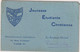 CARTE DE MEMBRE-JEUNESSE ETUDIANTE CHRETIENNE-LYCEE D'ORAN-Vignette J.E.C.cachet - Lidmaatschapskaarten