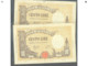 Italia Regno  2 Banconote  Da Lire 100   Barbetti Decreto 1943 Q/ Consecutive Alta Conservazione - 100 Liras