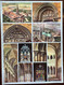 9 Planches Pédagogie Ecole Images Architecture Monuments  Arnaud Dechaux éditeur 1950 état Superbe - Material Und Zubehör