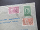 Brasilien 1933 Luftpost / Postal Aereo MiF über 4200 Reis Auslandsbrief Nach Hamburg Deutz Motoren Otto Legitimo - Cartas & Documentos