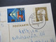 Berlin 1972 Heinemann Ganzsache Mit Antwortkarte / Frageteil Berlin - Hamburg Mit Weiteren Zusatzfrankaturen - Postales - Usados