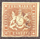 Württemberg Mi.11a PF I, SELTENER PLATTENFEHLER Der 1859 1 Kr. Braun GEISLINGEN  KB Heinrich BPP (Wurtemberg Variety - Afgestempeld