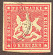 Mi.14a TADELLOS & BREITRANDIG Gepr Heinrich BPP Württemberg 1859 9 Kr. Karmin Gestempelt  (Wurtemberg XF Used - Usati