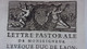 ♥️ AISNE LAON 1731 LETTRE PASTORALE Etienne-Joseph De LA FARE MONSEIGNEUR EVEQUE COMTE D ANISY SECOND PAIR DE FRANCE - Picardie - Nord-Pas-de-Calais