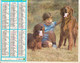 Almanach Du Facteur, Calendrier De La Poste, 1987: HAUTE-SAONE: Garçon Et Chien, Fille à La Natte Et Cheval. - Grand Format : 1981-90