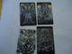 THAILAND USED CARDS  SET 4 ART PAINTING CULTURE - Malerei