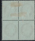 CERES - N°50 - BLOC DE 4 - NEUF AVEC GOMME D'ORIGINE - CHARNIERE SUR LE HAUT - COTE 450€. - 1871-1875 Cérès