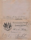 19 - LUBERSAC - 1er Régiment  D'Infanterie - Carte-Lettre écrite En 1915 à Destination D' Auchel Dans Le Pas De Calais - Cartas & Documentos