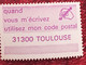 Delcampe - Le Code Postal-Lot 38 Vignette P.T.T. Différentes Villes-☛Erinnophilie,stamp,Timbre,Label,Sticker-Aufkleber-Bollo-Viñeta - Postcode