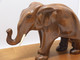 Delcampe - *DECO BUREAU ART DECO BOIS NOYER BOITE A CIGARETTES CIGARES ELEPHANT CADEAU  E - Art Nouveau / Art Déco