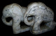 Delcampe - EPOQUE ART DECO . PAIRE DE SERRE LIVRES . ELEPHANTS MARBRE GRIS . ANTIQUE  Pair Of Marble Elephant Bookends Ca 1910 - Art Nouveau / Art Déco