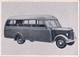 CROMO / CHROMO CHOCOLATE WISTÜ SAMMELBILD NR. 91 -  OPEL " BLITZ OMNIBUS "  , CAR , COCHE , AUTO , AUTOMÓVIL , WAGEN - Altri & Non Classificati