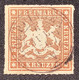 Mi.33a LUXUS Gepr Heinrich BPP, Württemberg 1865 9 Kr. Rötlichbraun Gestempelt GOEPPINGEN 1867  (Wurtemberg XF Used - Oblitérés