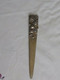 COUPE PAPIER BRONZE 1900 ART NOUVEAU SIGNE CLEM. MOTIF FLEURS - Letter-opener