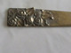 COUPE PAPIER BRONZE 1900 ART NOUVEAU SIGNE CLEM. MOTIF FLEURS - Letter-opener