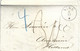 DENMARK DANMARK - 1866 STAMPLESS LETTER FROM NIBE VIA AALBORD - GERMANY BAHNPOST LUBECK-LAUENBURG TO NETHERLANDS ARNHEIM - Brieven En Documenten