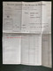 LETTRE TP PAIX 50c Perforé BP OBL.MEC.22 XI 1937 BORDEAUX BOURSE GIRONDE SOCIETE GENERALE DES HUILES DE PETROLE+FACTURE - Covers & Documents