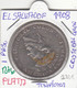 CR1276BIS MONEDA EL SALVADOR 1 PEDO 1908 CRISTOBAL COLON PLATA MBC 110 - Salvador