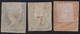 1856-121 CUBA SPAIN ESPAÑA SPANISH ANTILLAS 1856 LINE WATERMARK COMPLETE SET. - Voorfilatelie