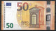 FRANCE - 50 € - UB - U014 C2 - UNC - Draghi - 50 Euro