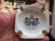 Old Porcelain Ashtray Bas Wiessee Tegernsee Heraldic Coats Of Arms Bavaria Schumann - Porcelain