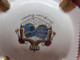 Old Porcelain Ashtray Bas Wiessee Tegernsee Heraldic Coats Of Arms Bavaria Schumann - Porzellan