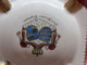 Old Porcelain Ashtray Bas Wiessee Tegernsee Heraldic Coats Of Arms Bavaria Schumann - Porcelain