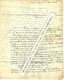 1834 LETTRE SIGN.  Pour Mr De Keroulas Propriétaire Château De Keroulas Brélès  Finistère Fermier De Redeonnec Plougoulm - Documentos Históricos