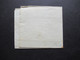 Italien 1819 (Genes) Faltbrief Mit Inhalt Roter Ra3 Italie Par Antibes L2 Genova / Genua - Agde Bartaxe - ...-1850 Voorfilatelie