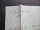 Delcampe - Spanien 1838 Faltbrief Mit Inhalt Roter L2 Espagne Par Oleron / K2 Oleron En Bearn ?! Saragossa - Oloron - ...-1850 Prefilatelia