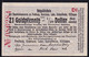 Freiburg Konstanz Lahr Etc: 21 Goldpfennig = 1/20 Dollar O.D. - Handelskammer - Sin Clasificación